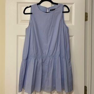 Blue romper dress